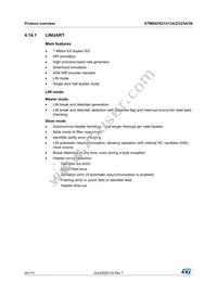 STM8AF6246ITCX Datasheet Page 20