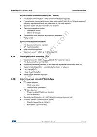 STM8AF6246ITCX Datasheet Page 21