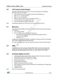 STM8AL3166UCY Datasheet Page 19