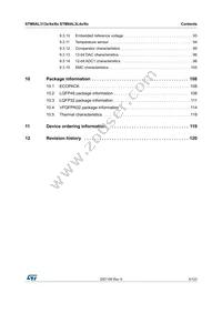 STM8AL3168TCX Datasheet Page 5