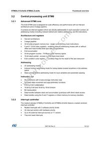 STM8AL3168TCX Datasheet Page 15