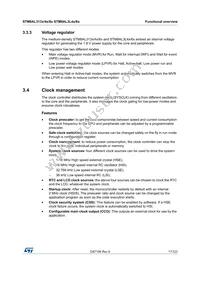 STM8AL3168TCX Datasheet Page 17