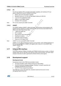 STM8AL3168TCX Datasheet Page 23