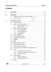 STM8AL3L8ATCY Datasheet Page 3