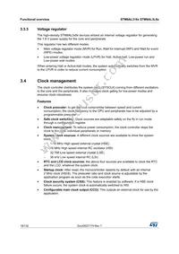 STM8AL3L8ATCY Datasheet Page 18