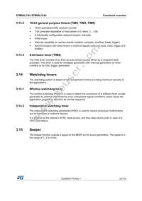 STM8AL3L8ATCY Datasheet Page 23