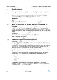 STM8AL3LE88TCX Datasheet Page 6