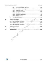 STM8AL3LE8ATCY Datasheet Page 5