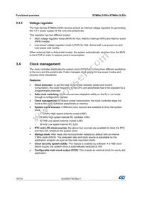 STM8AL3LE8ATCY Datasheet Page 18