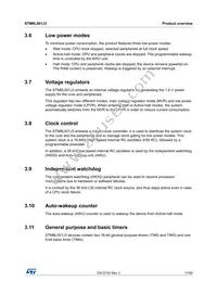 STM8L001J3M3 Datasheet Page 11