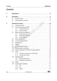 STM8L050J3M3TR Datasheet Page 2