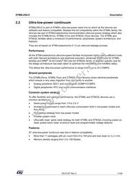 STM8L050J3M3TR Datasheet Page 11