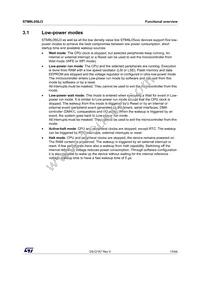 STM8L050J3M3TR Datasheet Page 13