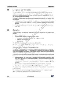 STM8L050J3M3TR Datasheet Page 18