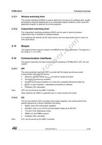 STM8L050J3M3TR Datasheet Page 21