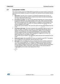 STM8L052C6T6TR Datasheet Page 13