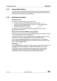 STM8L052C6T6TR Datasheet Page 22