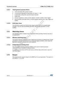 STM8L151G3U6TR Datasheet Page 22