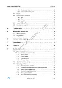 STM8L162M8T6 Datasheet Page 3