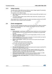 STM8L162M8T6 Datasheet Page 16