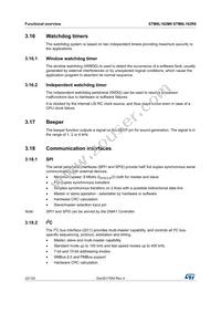 STM8L162M8T6 Datasheet Page 22