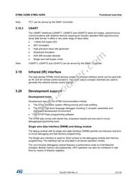 STM8L162M8T6 Datasheet Page 23