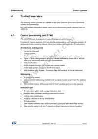 STM8S105C6T3TR Datasheet Page 13