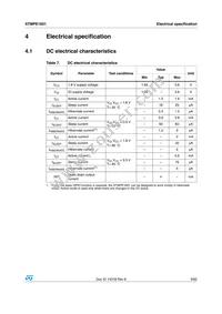 STMPE1601TBR Datasheet Page 9