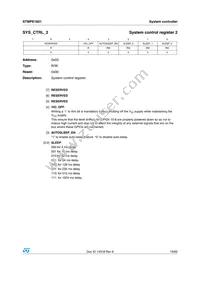 STMPE1601TBR Datasheet Page 19