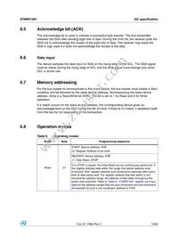 STMPE1801BJR Datasheet Page 15