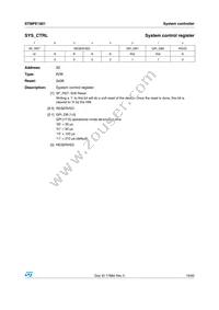 STMPE1801BJR Datasheet Page 19