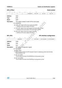 STMPE610QTR Datasheet Page 19