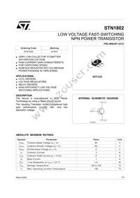 STN1802 Datasheet Cover