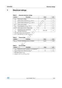 STN1NF20 Datasheet Page 3