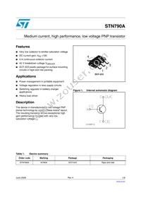 STN790A Datasheet Cover