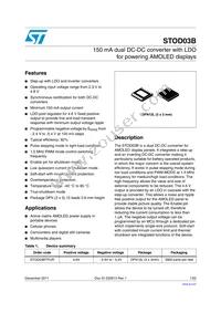 STOD03BTPUR Datasheet Cover