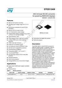 STOD13AMTPUR Datasheet Cover