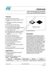 STOD13ASTPUR Datasheet Cover