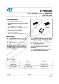 STP04CM596MTR Datasheet Cover