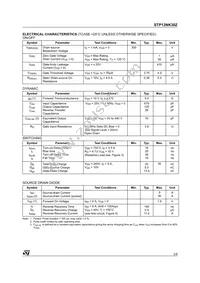 STP12NK30Z Datasheet Page 3