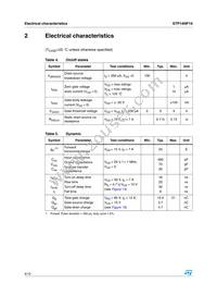STP14NF10 Datasheet Page 4