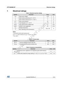 STP15N60M2-EP Datasheet Page 3