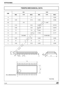 STP16C596AXTTR Datasheet Page 14