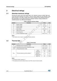 STP16DPP05PTR Datasheet Page 4