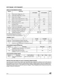 STP17NK40Z Datasheet Page 2