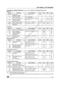 STP17NK40Z Datasheet Page 3