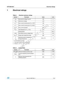 STP180N10F3 Datasheet Page 3