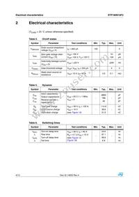 STP180N10F3 Datasheet Page 4