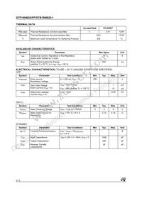 STP19NB20 Datasheet Page 2