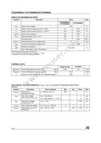 STP20NM60A Datasheet Page 2